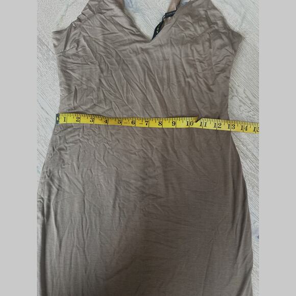 J Lux Label Brown Strappy Maxi Dress Size‎ Large - Picture 6 of 8